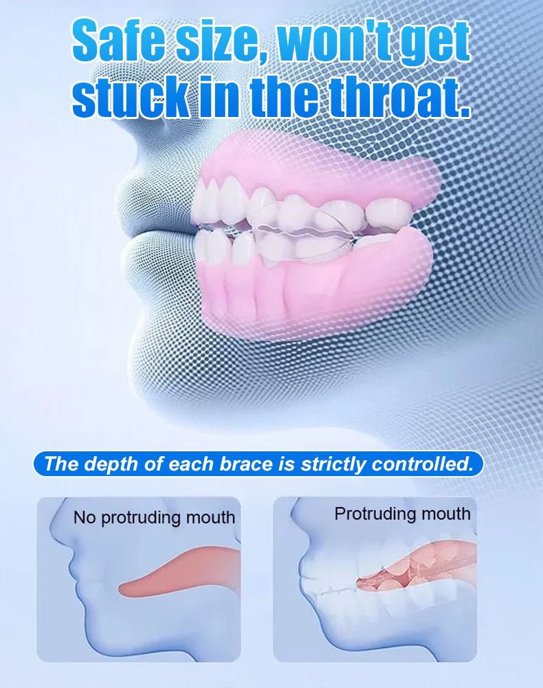 🔥🔥Made of German original silicone material, soft and comfortable, heat-resistant and hard-resistant, no feeling when wearing, suitable for all oral shapes, make your teeth more beautiful, improve your confidence, suitable for men, women, young and old