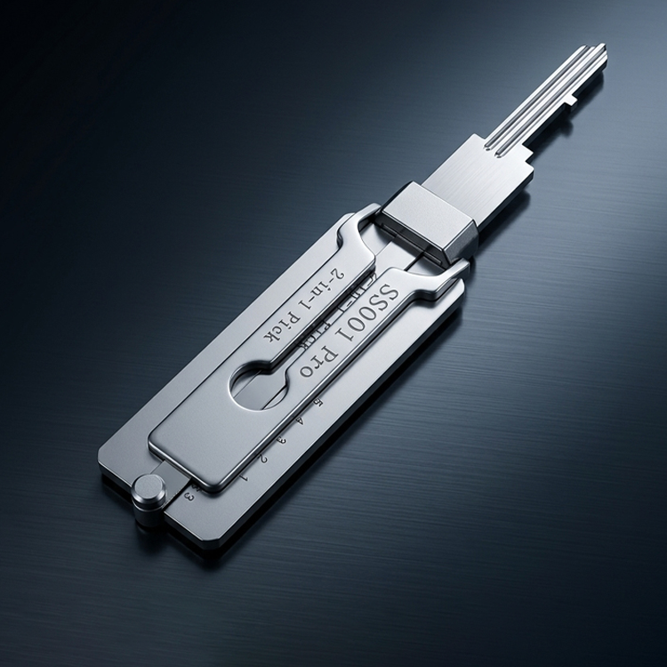 Military-grade stainless steel lock picking tools; open all locks in 30 seconds, no need to hire a professional, durable for 30 years without rust, 10-year warranty.