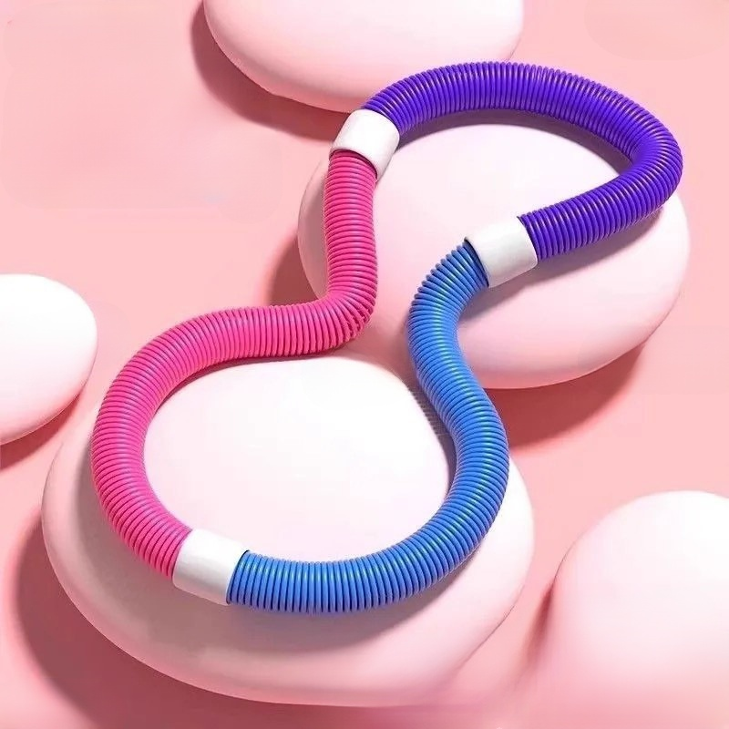 【💪💪💪Lose Belly Fat in 15 Days】 This soft hula hoop features a dual-spring design that massages your waist and abdomen while burning fat. It helps you slim your waist, shape your figure, and improve your health.