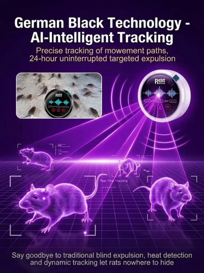 🔊 Ultrasonic Smart Pest Repeller Plug and play, eliminate all pests! — No chemicals, no noise interference, leaving you with a clean, pest-free home.