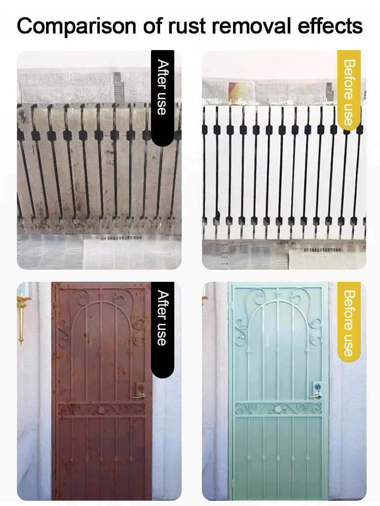 🛠️ This powerful rust remover and rust inhibitor works in one, easily removing 99.99% of rust.