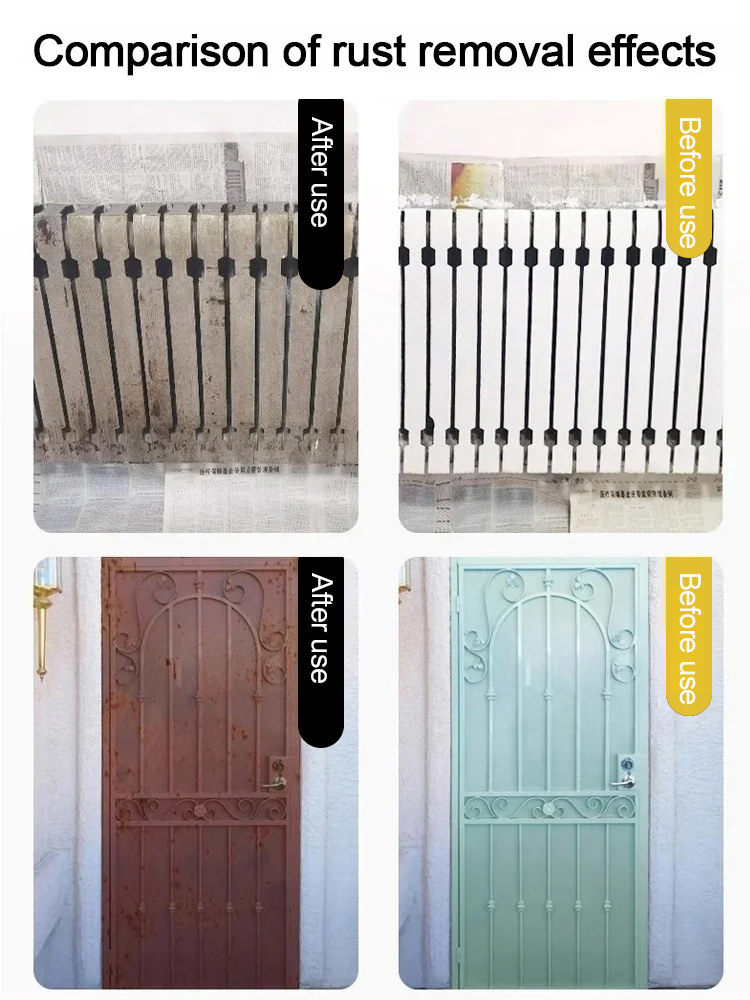 🛠️ This powerful rust remover and rust inhibitor works in one, easily removing 99.99% of rust.