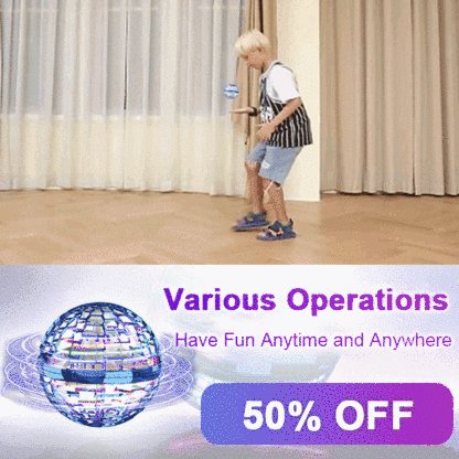 ✅✅✅【Spinning Stress Relief Flying Ball]】Spielen Sie jederzeit und überall, perfekt für die Eltern-Kind-Interaktion und reduzieren Sie die Abhängigkeit von Mobiltelefonen und Videospielen. Gleichzeitig entwickeln sie Intelligenz und Fingerfertigkeit.
