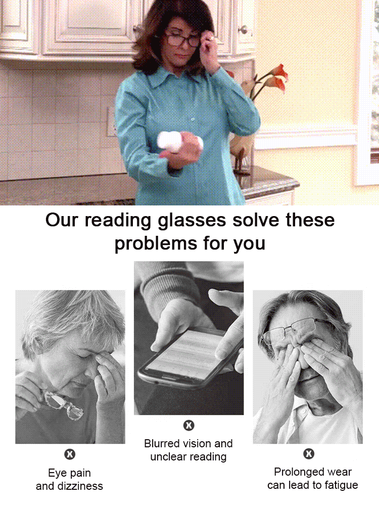 👓👓👓100°-700° auto-zoom reading glasses: a perfect pair for both near and far vision.