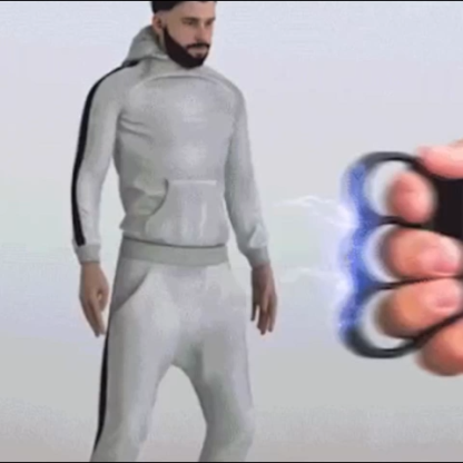 【Powerful】Three-Finger Four-Finger Stun Gun