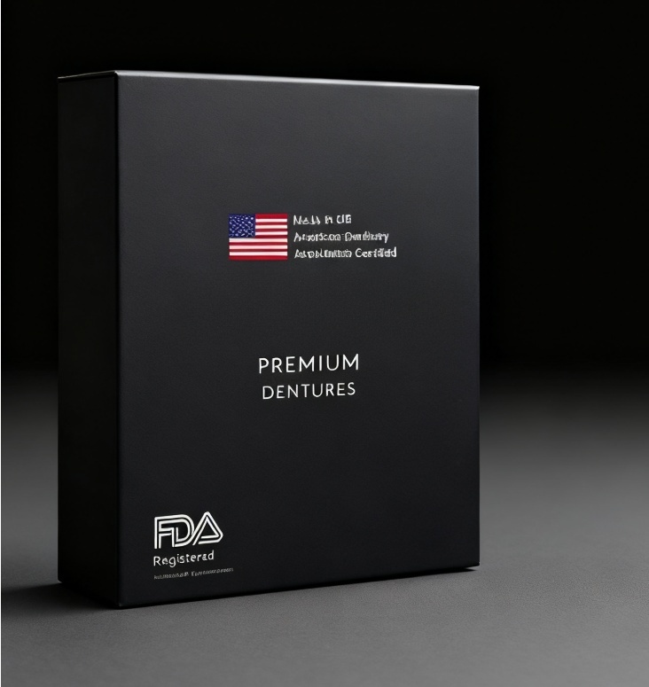 [Over 300,000 users worldwide] Full-mouth bone-supported denture set