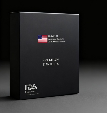 [Over 300,000 users worldwide] Full-mouth bone-supported denture set