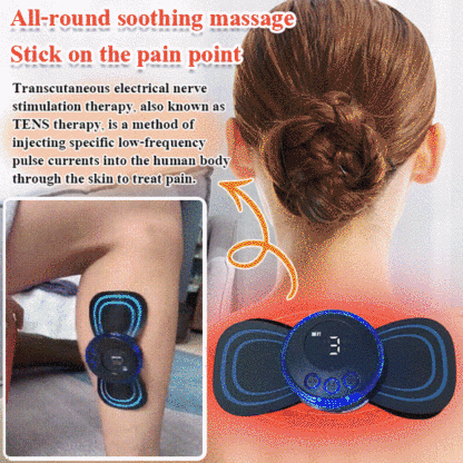 【✅Relieves muscle soreness in 1 second】Suitable for all parts of the body, 8 modes, deeply soothes fatigue, promotes blood circulation, like a real massage, USB fast charging, long battery life
