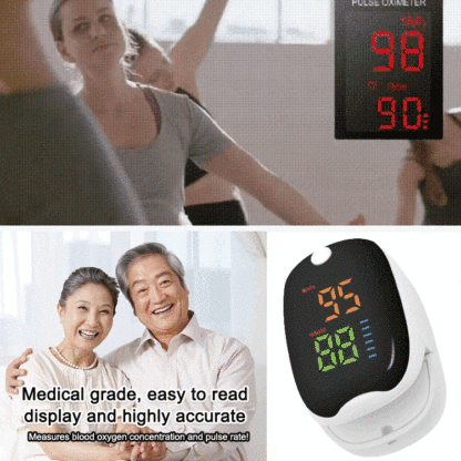 【24-Hour Health Monitoring】With an accuracy rate of up to 99%, this device requires no blood draws or injections, measuring blood glucose, blood pressure, and blood oxygen levels in just 3 seconds.