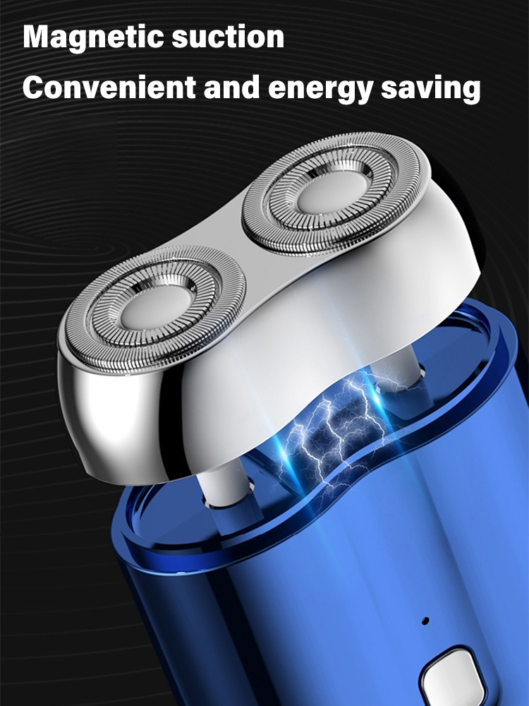 ✂️✂️✂️Shaves beard in one second without damaging hair, and can be used for 60 days on a single charge