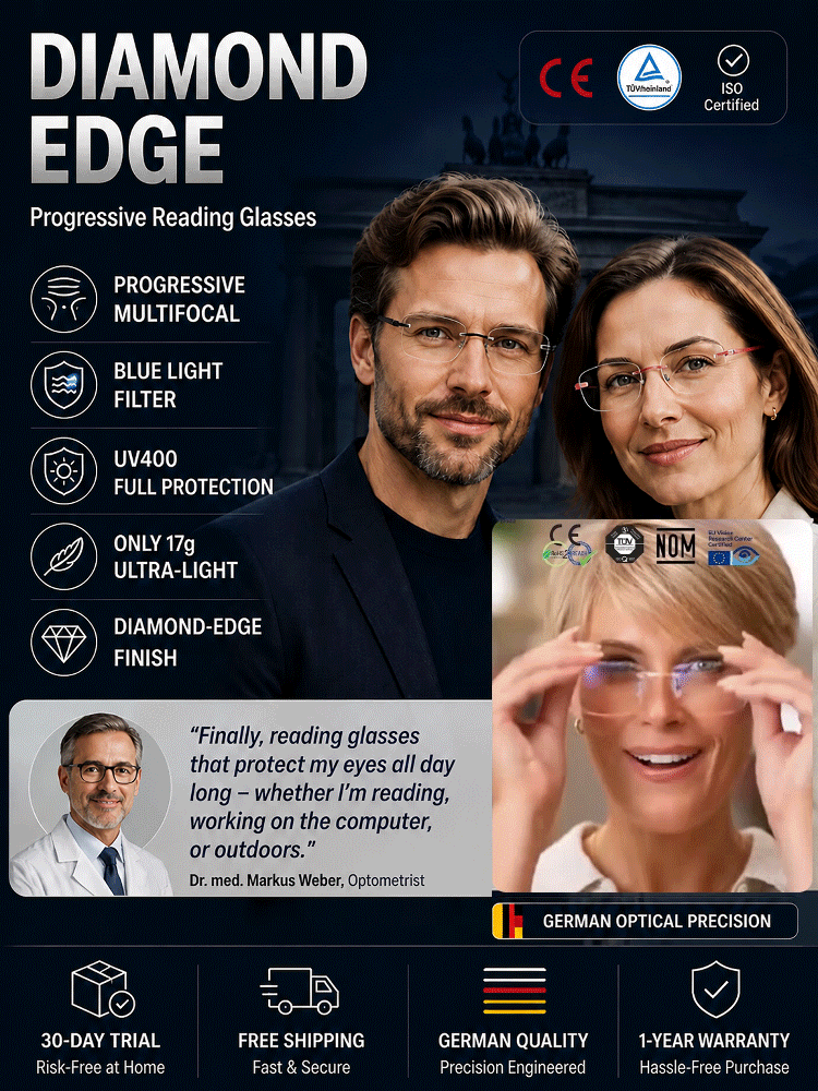 4-in-1 Auto-Adjusting Smart Glasses (Buy 1 Get 1 FREE) Photochromic UV400, Blue Light & 180° Bendable Frame