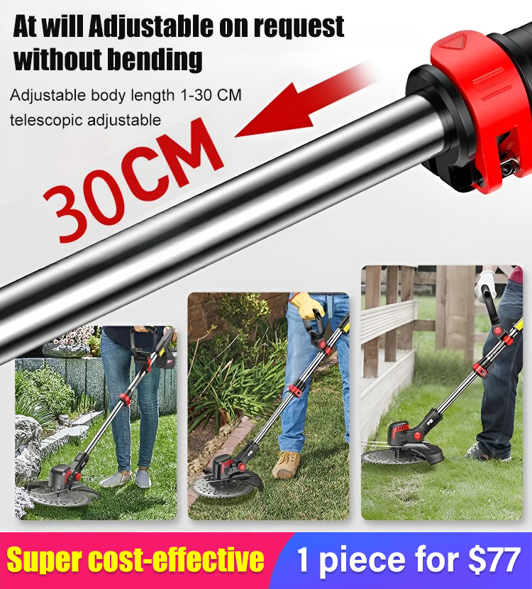 🔥🔥🔥The cordless lawn mower imported from Germany does not require a power cord and does not consume oil, saving a lot of fuel costs. It can quickly mow a 1,000 square meter garden in 3 minutes.