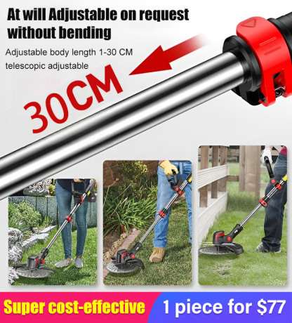 🔥🔥🔥The cordless lawn mower imported from Germany does not require a power cord and does not consume oil, saving a lot of fuel costs. It can quickly mow a 1,000 square meter garden in 3 minutes.