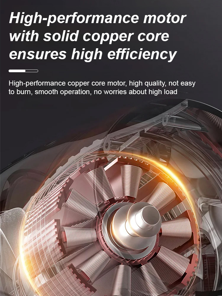 【Clean your yard in 3 seconds】The most powerful hair dryer ever, with 10 times stronger airflow, combining blower and vacuum functions.