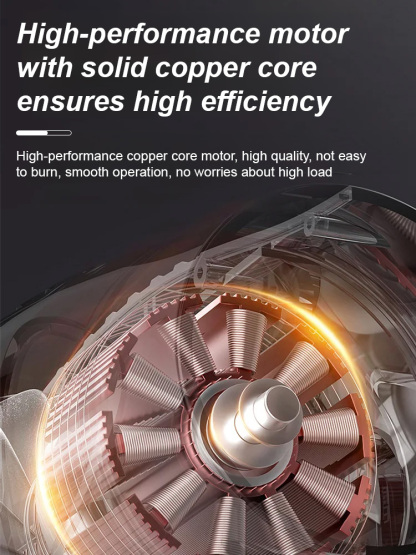 【Clean your yard in 3 seconds】The most powerful hair dryer ever, with 10 times stronger airflow, combining blower and vacuum functions.