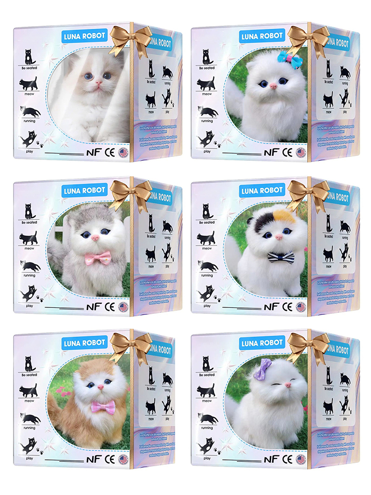 🎁🎁🎁【AI Smart Toy】The best gift for children, with built-in voice response and walking mode, short plush feels as soft as a cloud, built-in safe battery