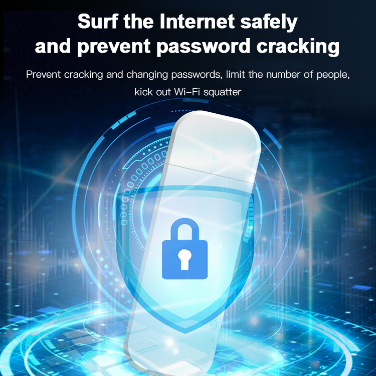 【Free year-round internet access】German-made wireless portable WiFi, 4G speeds comparable to broadband, super strong dual-antenna signal, instant WiFi access, support for up to 10 simultaneous device connections, and password-crackable protection.