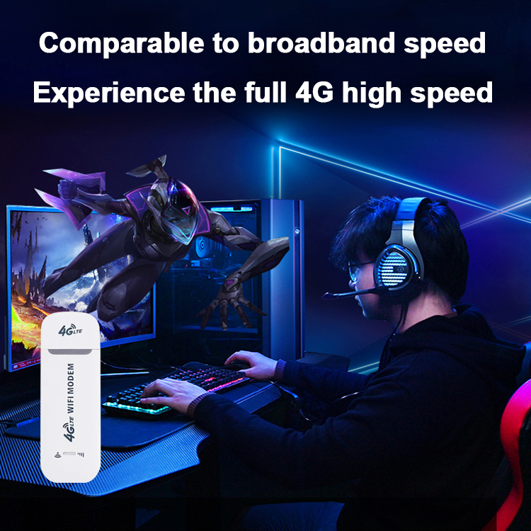 【Free year-round internet access】German-made wireless portable WiFi, 4G speeds comparable to broadband, super strong dual-antenna signal, instant WiFi access, support for up to 10 simultaneous device connections, and password-crackable protection.