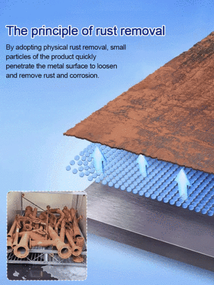 🛠️ This powerful rust remover and rust inhibitor works in one, easily removing 99.99% of rust.