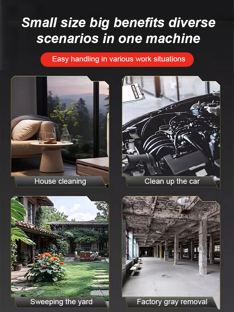 【Clean your yard in 3 seconds】The most powerful hair dryer ever, with 10 times stronger airflow, combining blower and vacuum functions.