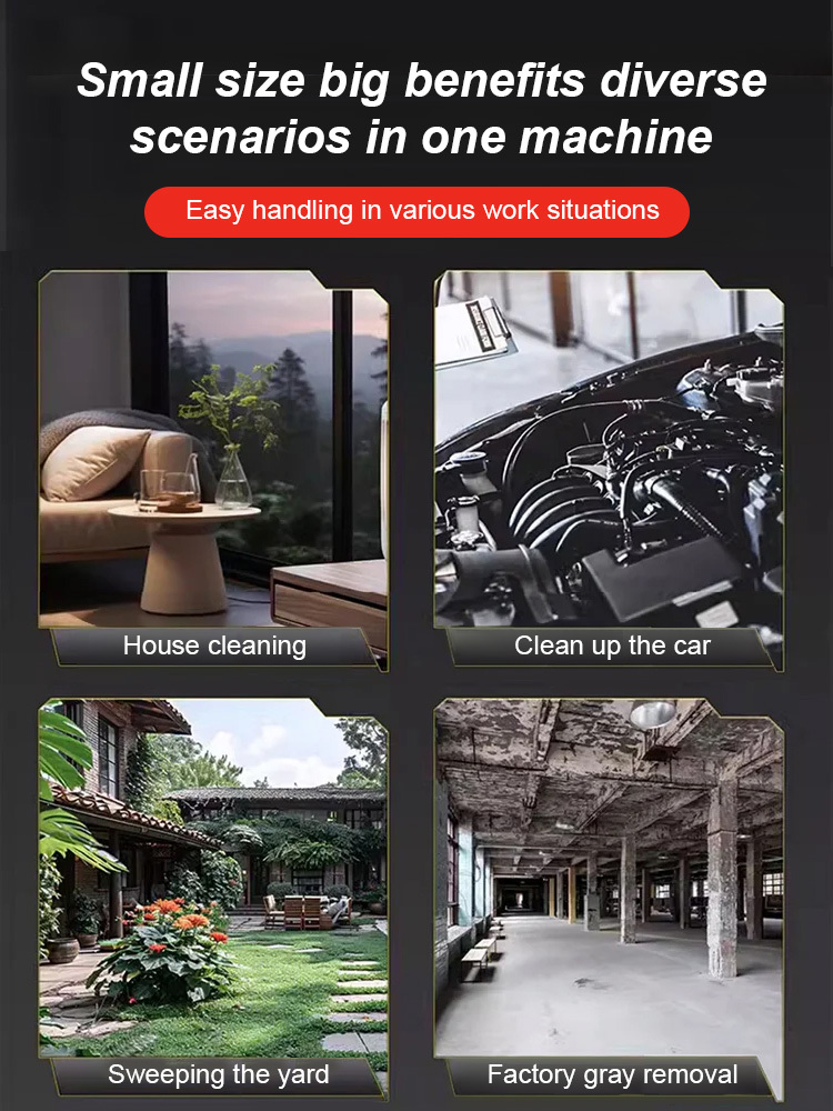 【Clean your yard in 3 seconds】The most powerful hair dryer ever, with 10 times stronger airflow, combining blower and vacuum functions.