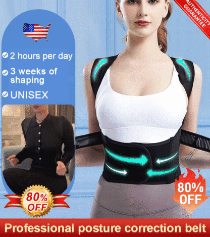 【Recommended by Orthopedic Experts】Dual pressure design effectively reduces shoulder and back pressure, improving posture. Use for 2 hours daily, and see results in 7 days. 10x money-back guarantee if no results are seen.