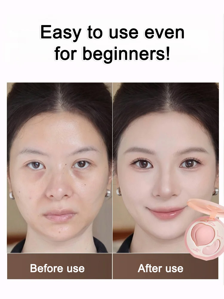 【💗Korean Celebrity Makeup Look】✅Smooths facial contours and dark circles in 1 second👩Looks 20 years younger, blends naturally with the skin, easily conceals imperfections😊Creamy cream foundation texture, refreshing and non-sticky