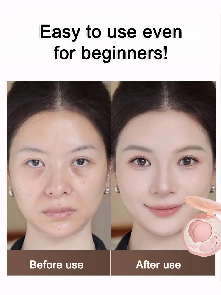 【💗Korean Celebrity Makeup Look】✅Smooths facial contours and dark circles in 1 second👩Looks 20 years younger, blends naturally with the skin, easily conceals imperfections😊Creamy cream foundation texture, refreshing and non-sticky