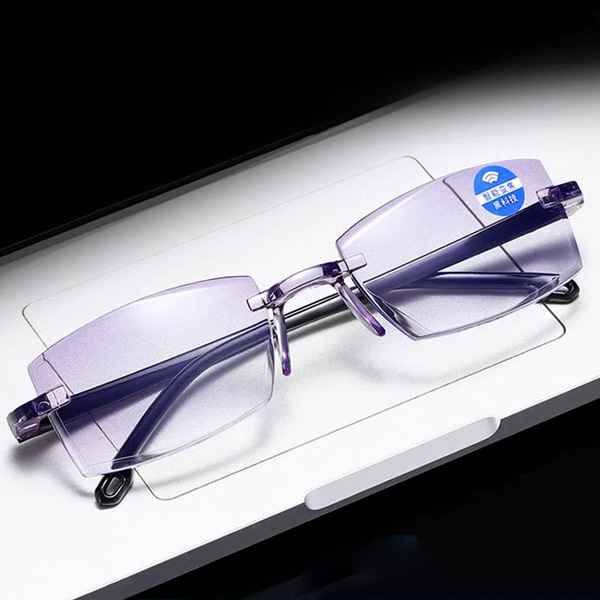 👓100°-700° intelligent auto zoom, one lens handles both near and far vision💥100% blue light protection to reduce eye strain, aviation-grade lens material, wear-resistant and drop-resistant✅will last for 20 years without breaking.