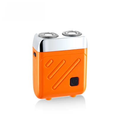 Double-head portable electric shaver