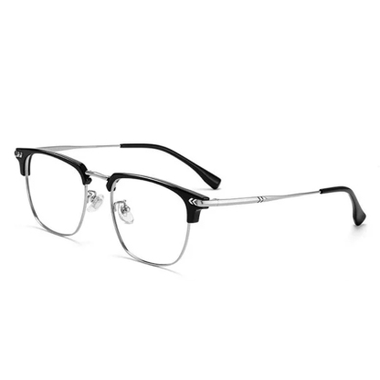 German smart zoom reading glasses, no prescription required, suitable for presbyopia and nearsightedness, no need to remove, for both near and far vision, with blue light protection.
