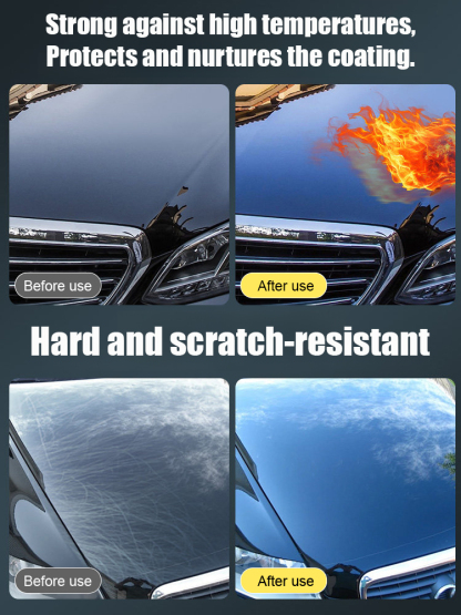 Still bothered by scratches and water stains on your car? Automotive nano-coating spray 🚗 A simple spray forms a protective film, preventing scratches and water damage, and giving it a super shiny finish ✨