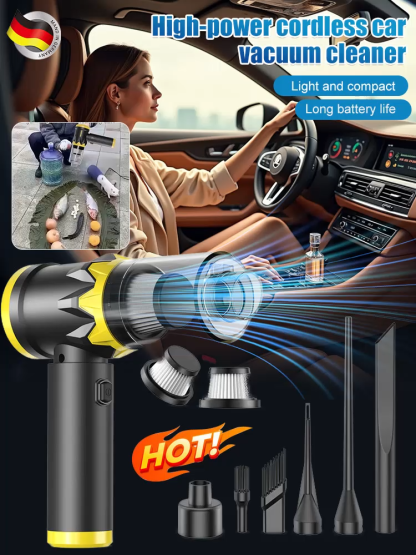 German cutting-edge technology! AI smart car vacuum cleaner 🧹⚡