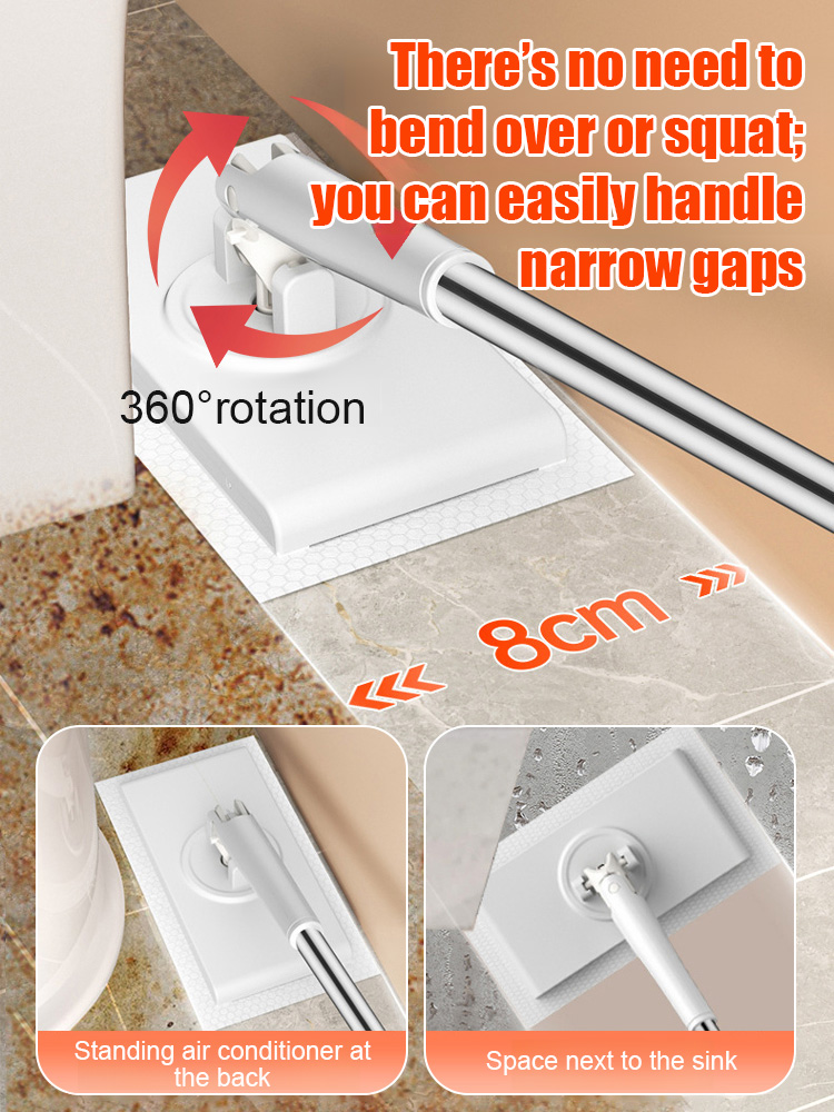 Automatic Mop 2.0 Keeps Your Hands Clean, No Need to Wash Your Hands, Say Goodbye to Scratching Your Hair!