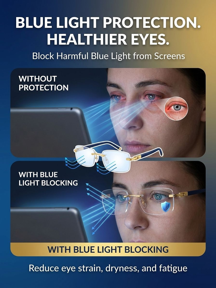 【Vision Restored to 20-Year-Old Condition】Smart Zoom Comfort Reading Glasses