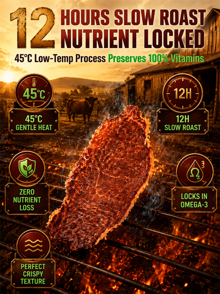 🚀 Protein-Powered Crispy Meat: 15g protein in 1 bag, Fuel your day, Zero carb!
