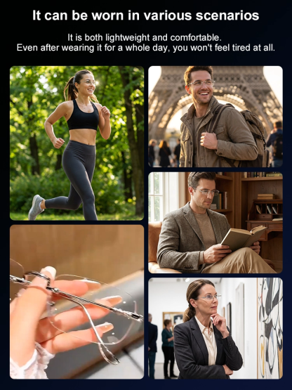 🌞 Outdoor sunglasses + 🏠 Indoor reading glasses = 🕶️ One pair is enough