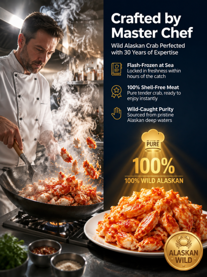 🚀 Geographic-Origin Crab: 1-bite to instant cellular vitality, No more fake seafood!