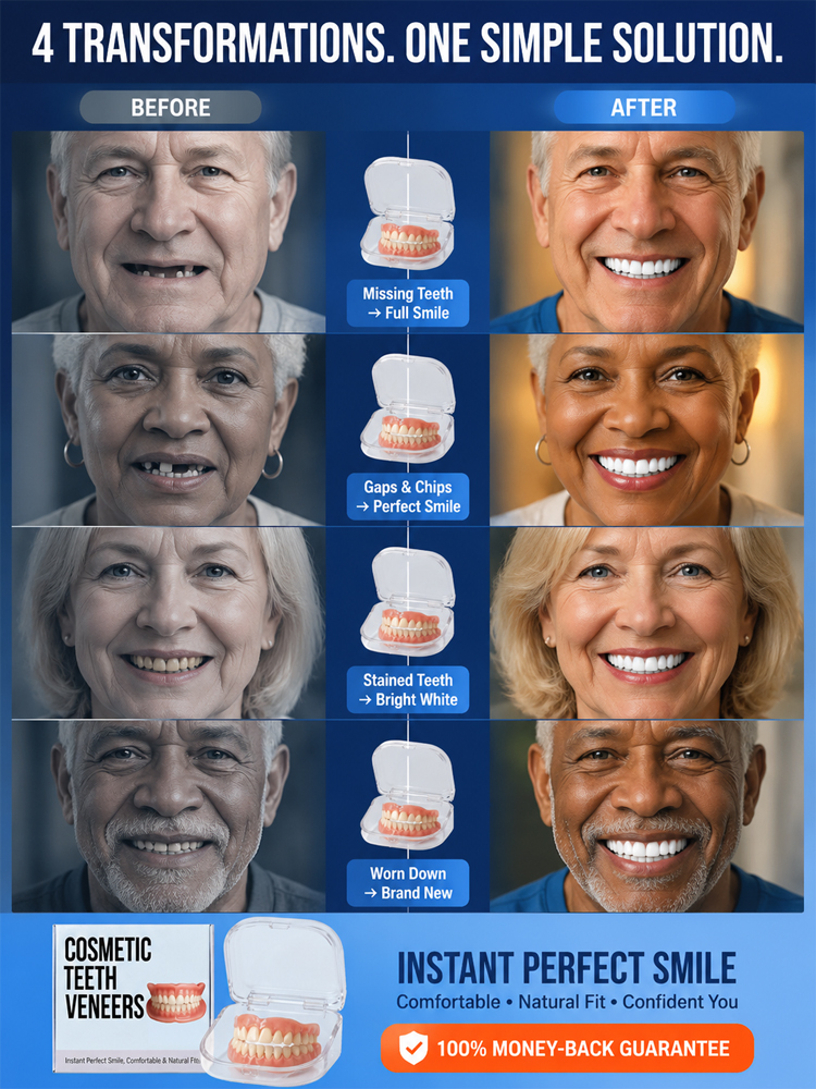Realistic Denture Braces Teeth Whitening Kit
