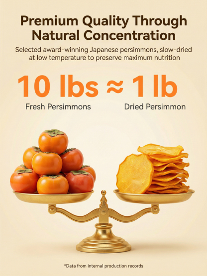 Fresh Farm Crispy Persimmon Chips Snack