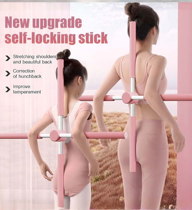 【Reject Mediocrity】Cross-shaped Back Corrector Stick – Your 24-Hour "Personal Body Care Manager"!