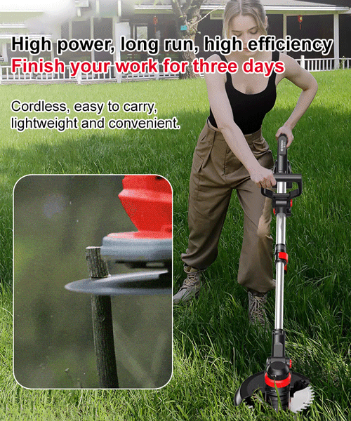 🚀 3-in-1 Beast: 1 Charge to 5000sq.ft Lawn, No more tangled cords!