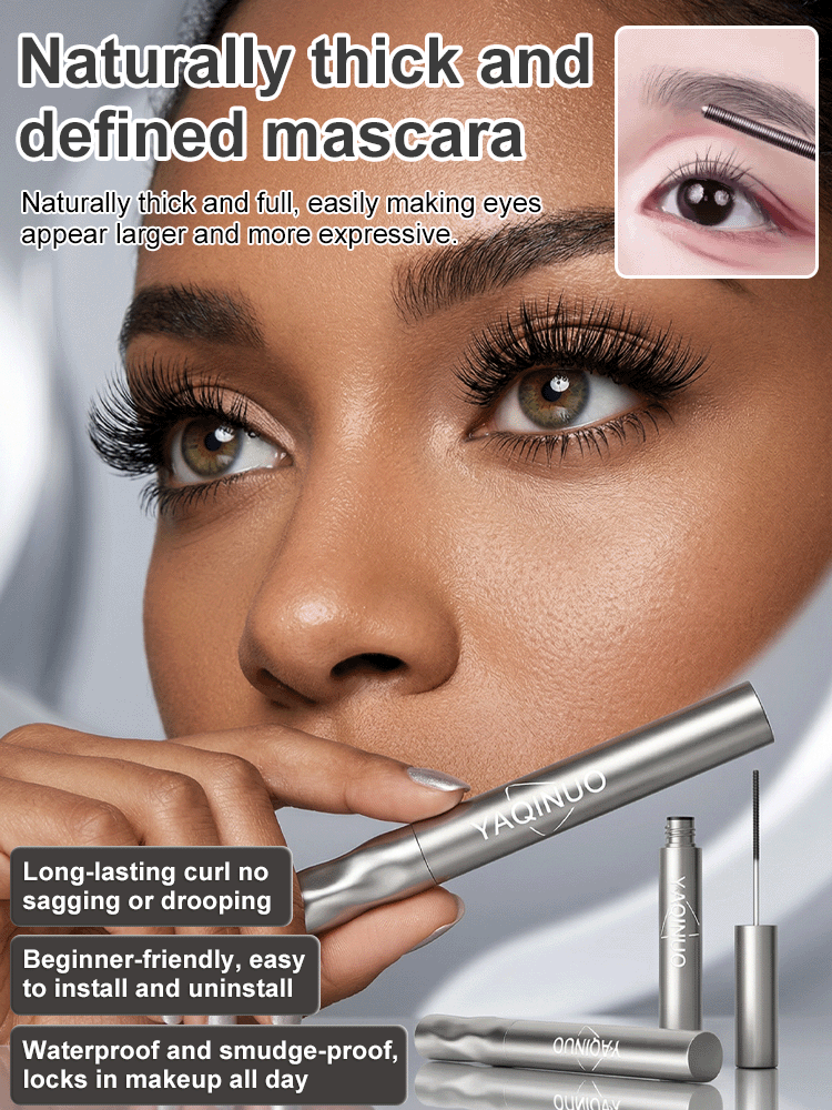 Waterproof, well-defined, naturally voluminous mascara