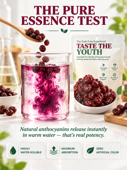 [Say Goodbye to Joint Aches and Swelling] Premium Montmorency Dried Cherries