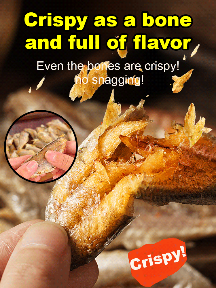 🐟 High-Protein Ready-to-Eat Deep-Sea Fish Crisps 🌊【Crispy and Delicious 😋, Rich in Protein from Ocean Fish, Ready to Eat. Crispy and Delicious! 💥】