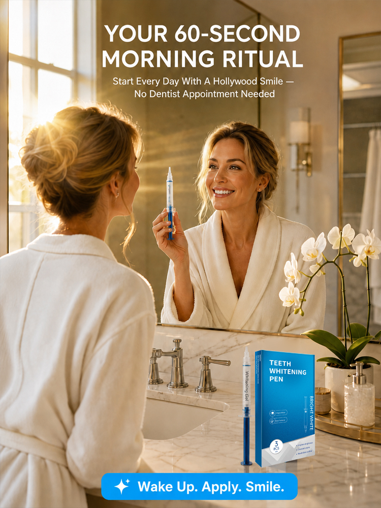 Erases away 10 years of old yellow stains. Seals unsightly gaps between teeth. Regain the youthful appearance of your 20s. Say goodbye to sensitivity and pain. Teeth as strong as iron.