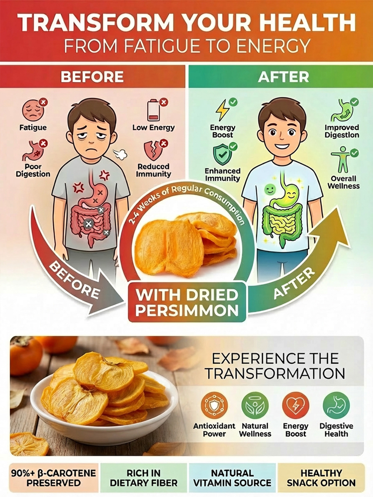 Fresh Farm Crispy Persimmon Chips Snack