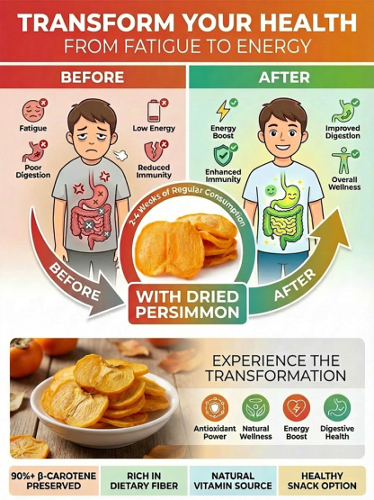 Fresh Farm Crispy Persimmon Chips Snack