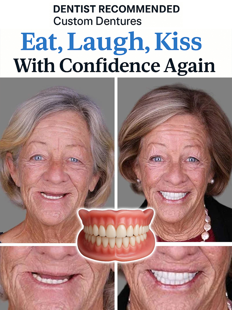 Get Perfect Dentures at Home in Just 3 Minutes—Create a Hollywood-Worthy, Dazzling Smile! ✨🦷