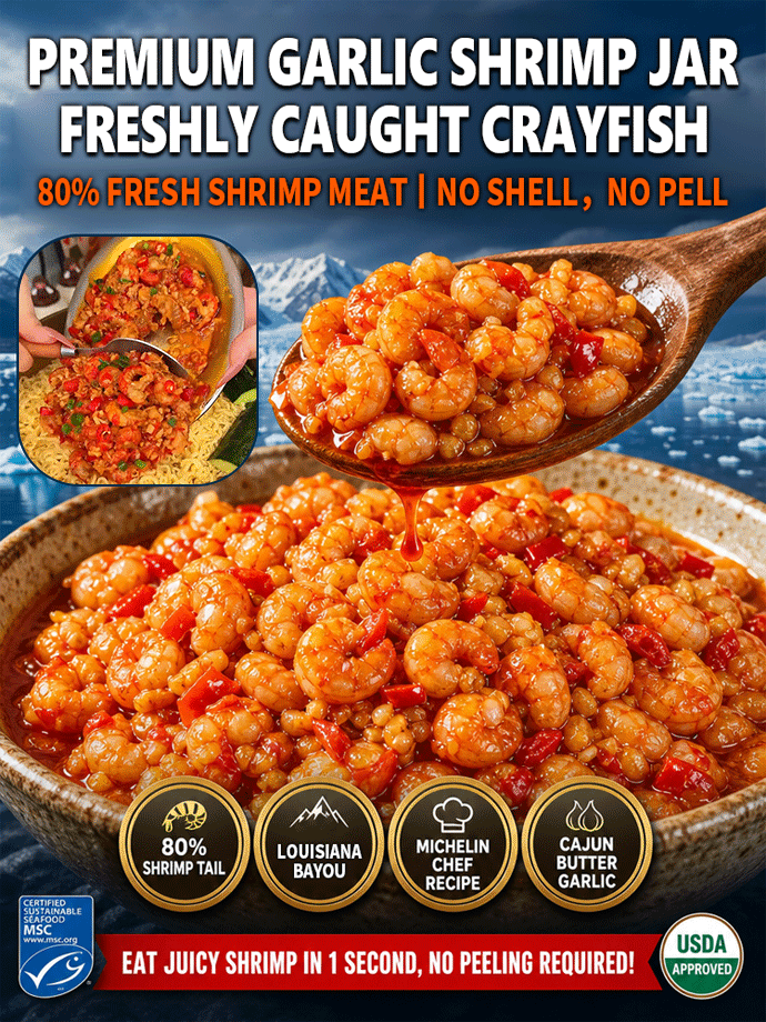 🚀 Wild Gulf Shrimp: 1 Bite to Coastal Luxury, No more cheap imported plastic shrimp!